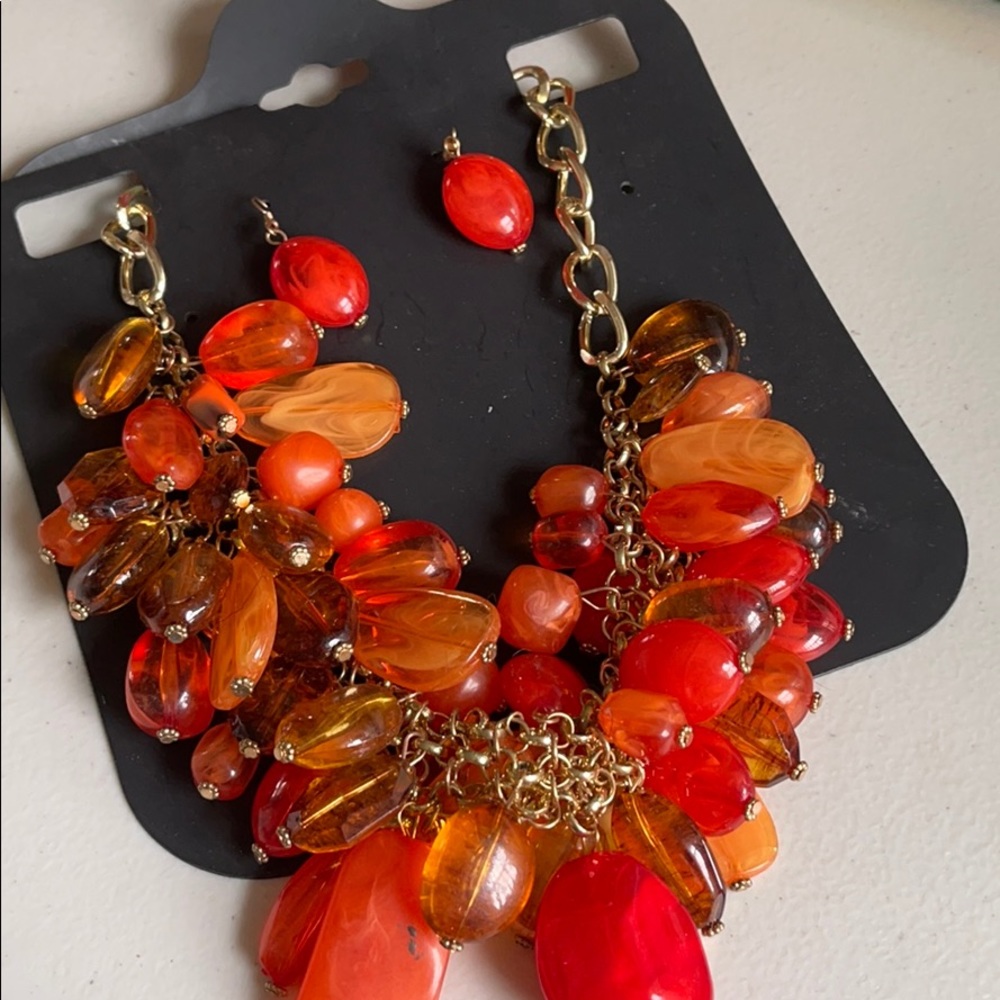 Earring and Necklace set